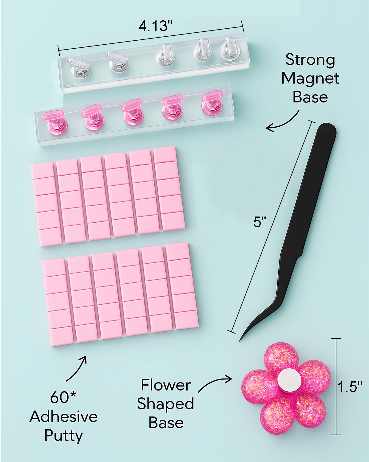 HomTop size comparison with fingers showing scale and ergonomic use