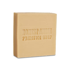 Honest Amish front packaging showing lavender and clove, highlighting natural ingredients and calm scent