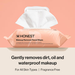 Honest Beauty cloth texture close-up showing soft plant-based fabric