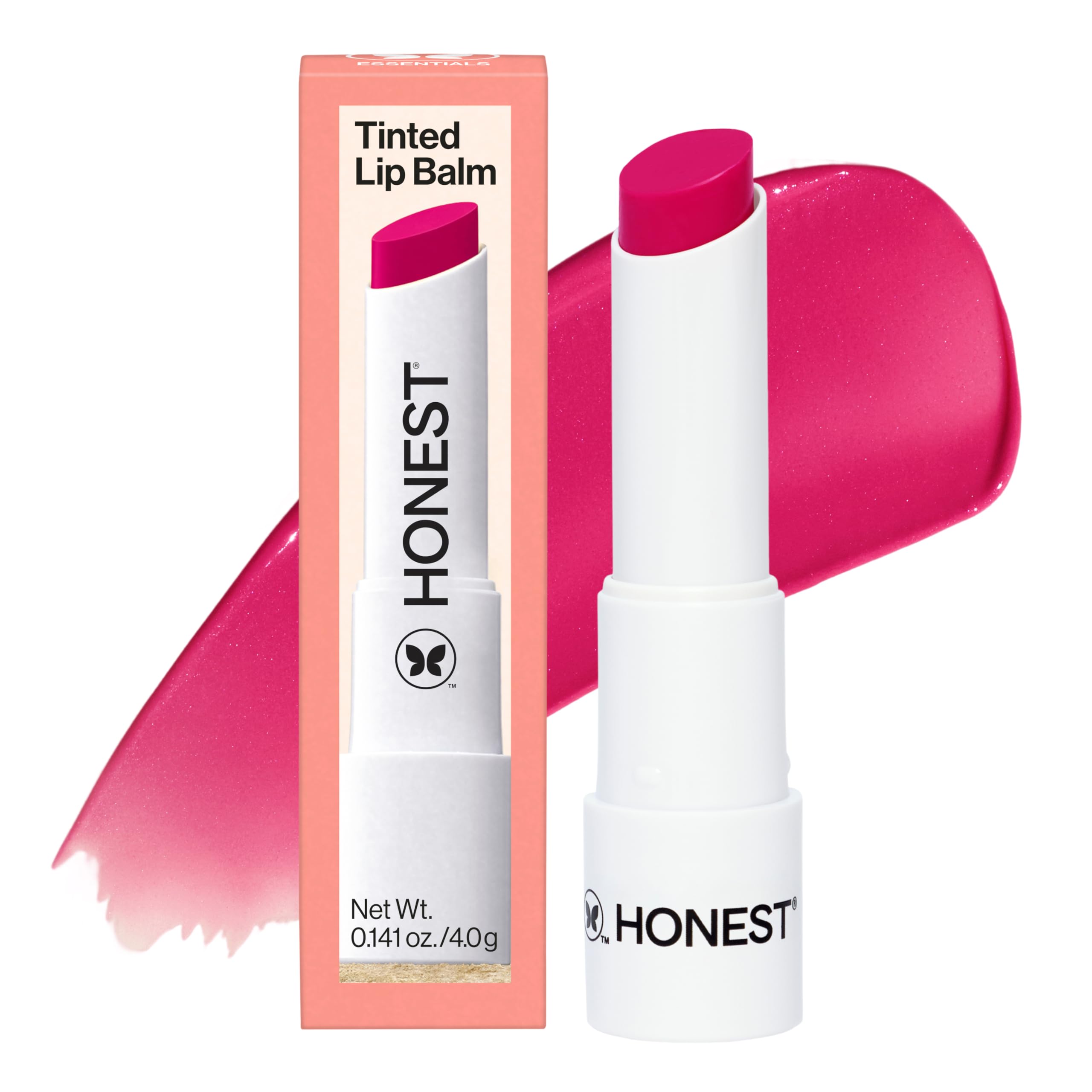 Honest Beauty front packaging showing dragon fruit shade and hydrating benefit