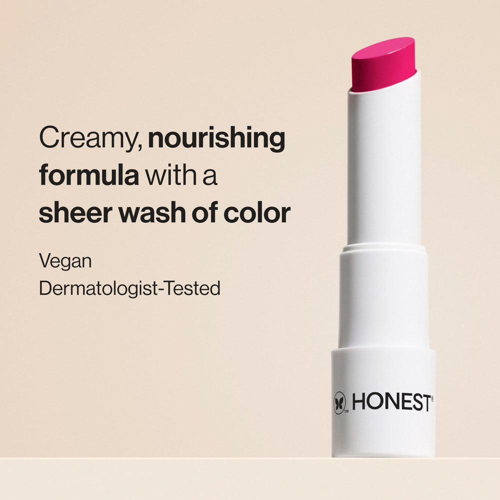 Honest Beauty close-up texture swatch highlighting creamy hydrating finish