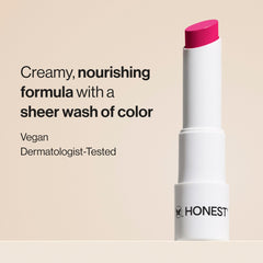 Honest Beauty close-up texture swatch highlighting creamy hydrating finish