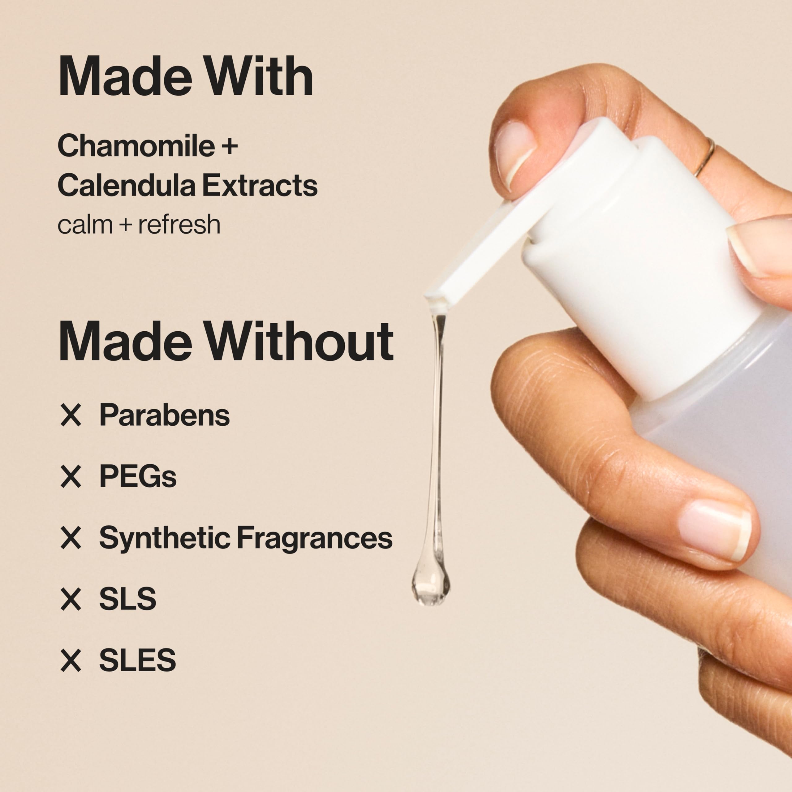 Honest Beauty gel texture closeup illustrating lightweight non-drying hydration