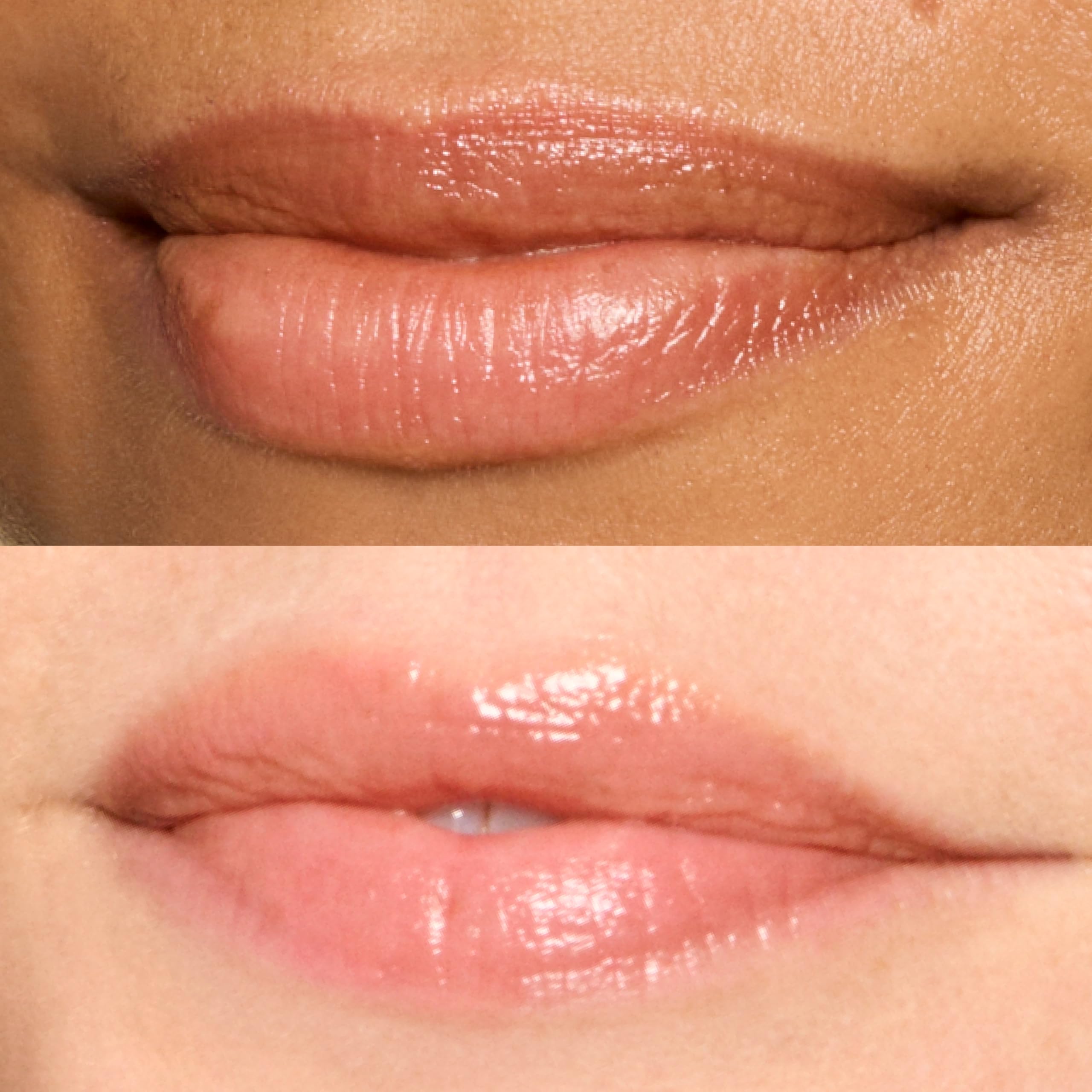 Honest Beauty Lychee Fruit shade swatch on arm showing nude glow and moisturization