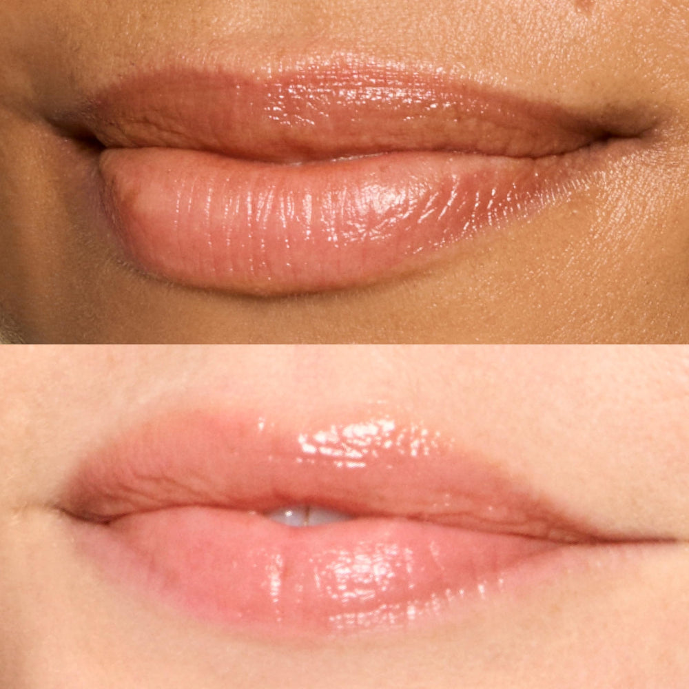 Honest Beauty Lychee Fruit shade swatch on arm showing nude glow and moisturization