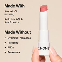 Honest Beauty fanned shades lineup illustrating variety and buildable color