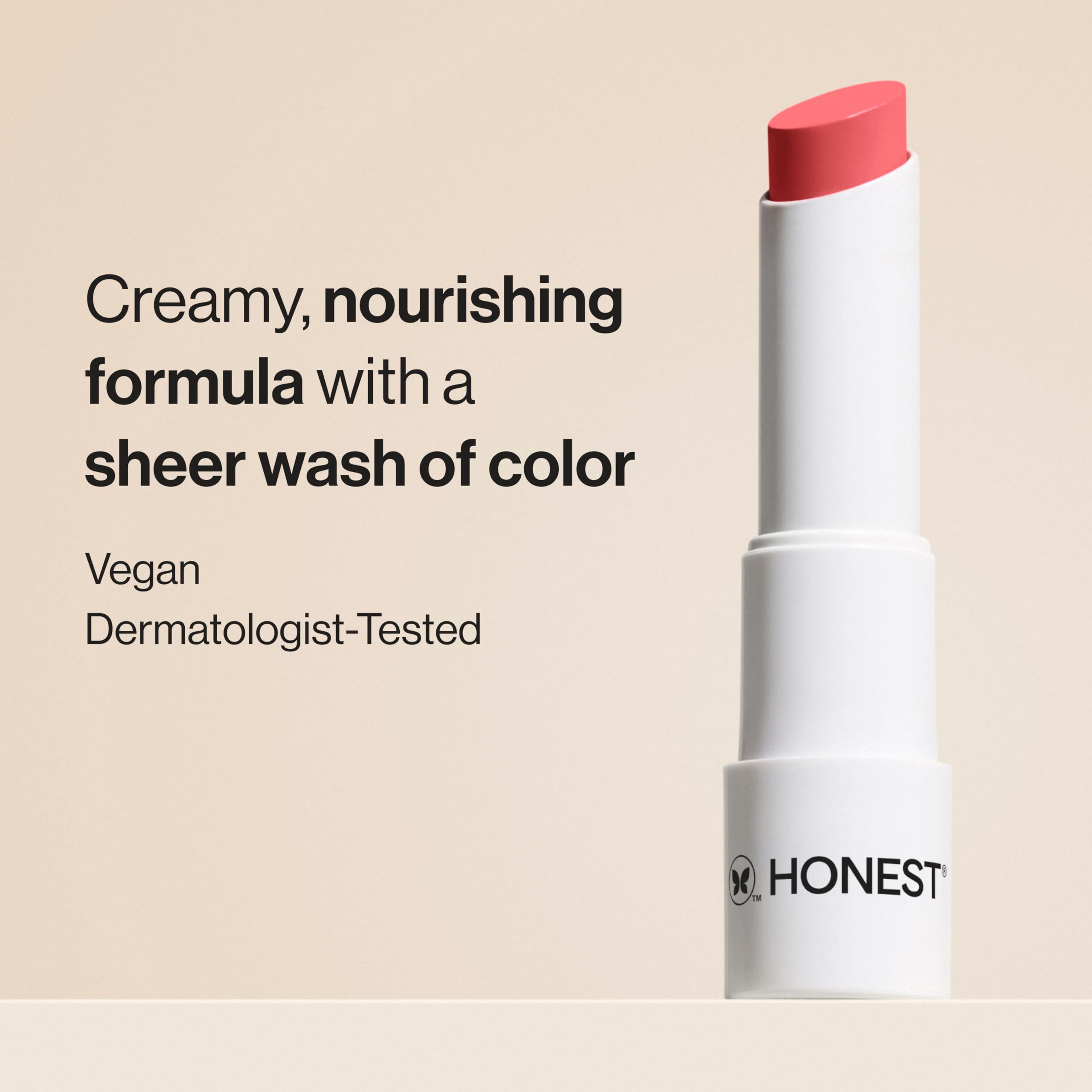 Honest Beauty texture closeup highlighting creamy finish and smooth glide