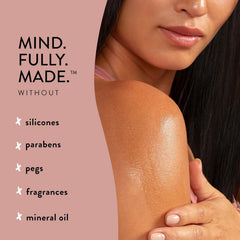 The Honest Company used in gentle belly massage to soothe and hydrate skin