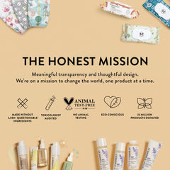 Dispensed gel on fingertip from The Honest Company showing spreadable, fast-absorbing jelly