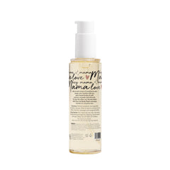 The Honest Company back label close-up listing exclusions and certifications