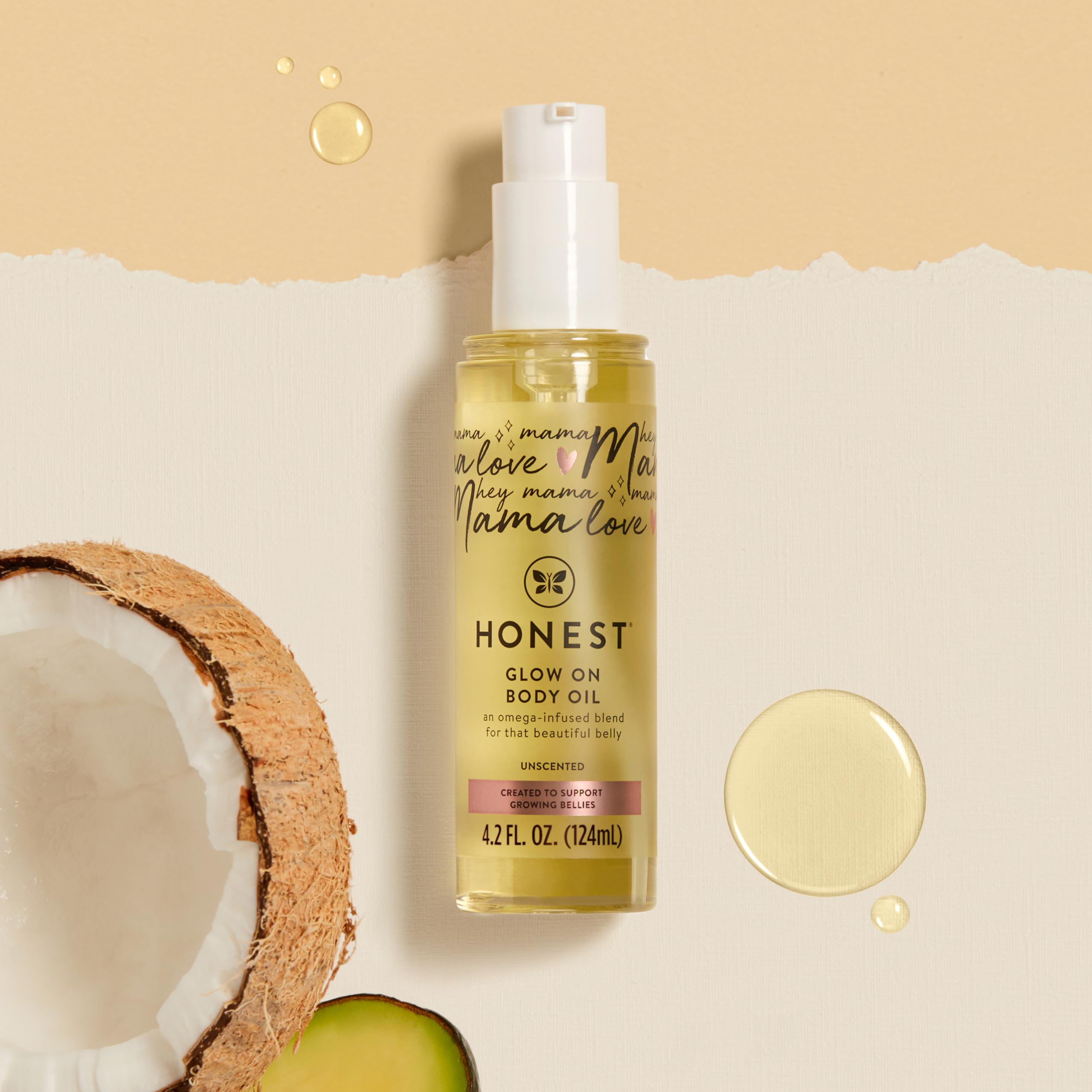 The Honest Company applied after shower to lock in moisture and comfort skin