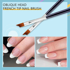 Honey Joy angled tip close-up highlighting half-moon bristle shape for smooth arcs