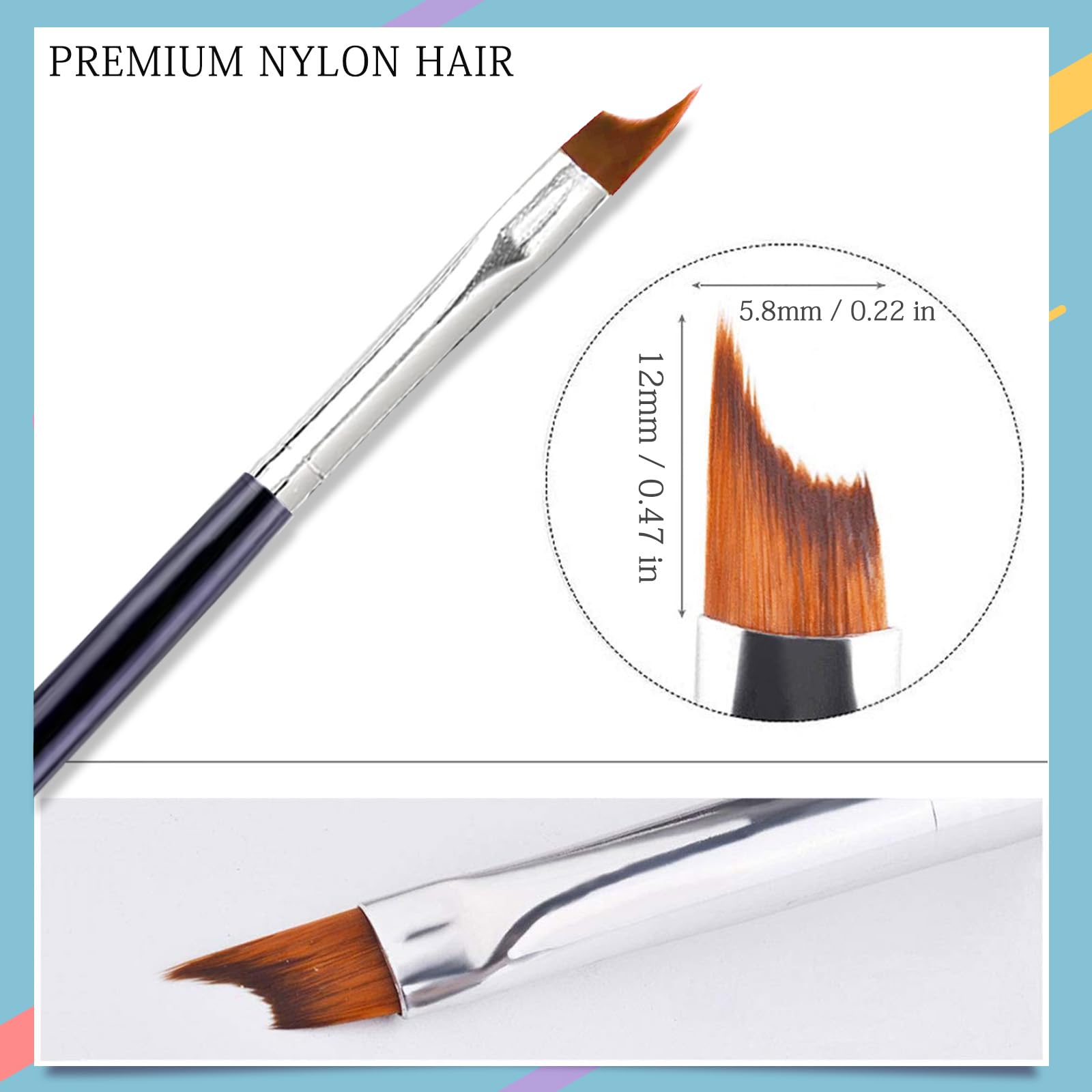Honey Joy bristle texture detail showing firm nylon hairs that resist splaying