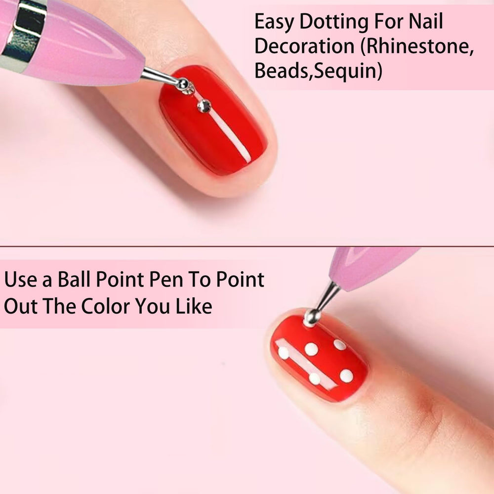 Honey Joy dotting pen used to texture polymer clay for crafts