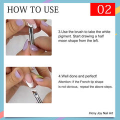 Honey Joy stainless-steel ferrule securing bristles for long-lasting durability