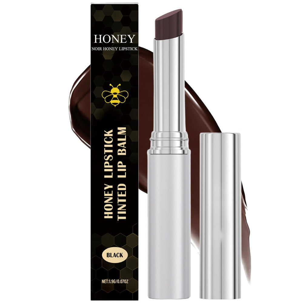 honey noir front packaging showing compact tint and applicator benefit hydration