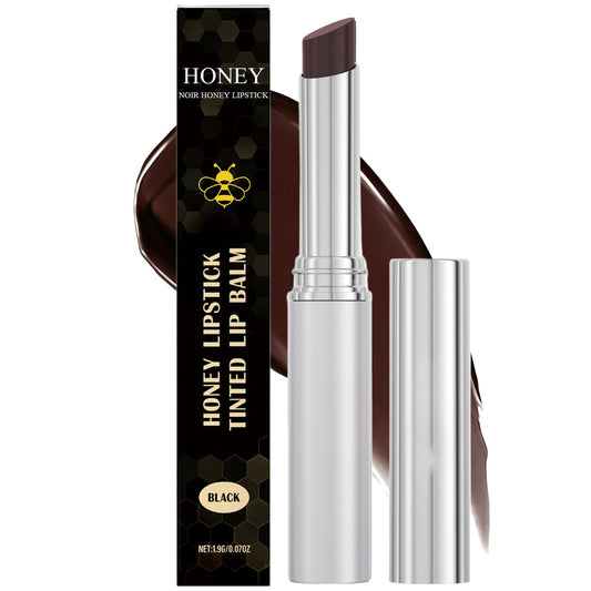 honey noir front packaging showing compact tint and applicator benefit hydration