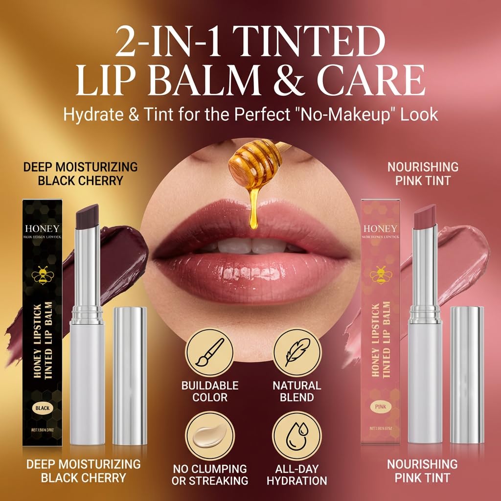 honey noir lifestyle outdoor on model conveying natural everyday glow benefit