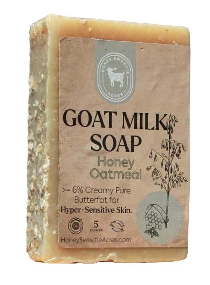 Honey Sweetie Acres front packaging showing natural handmade bar benefit: clear ingredient trust