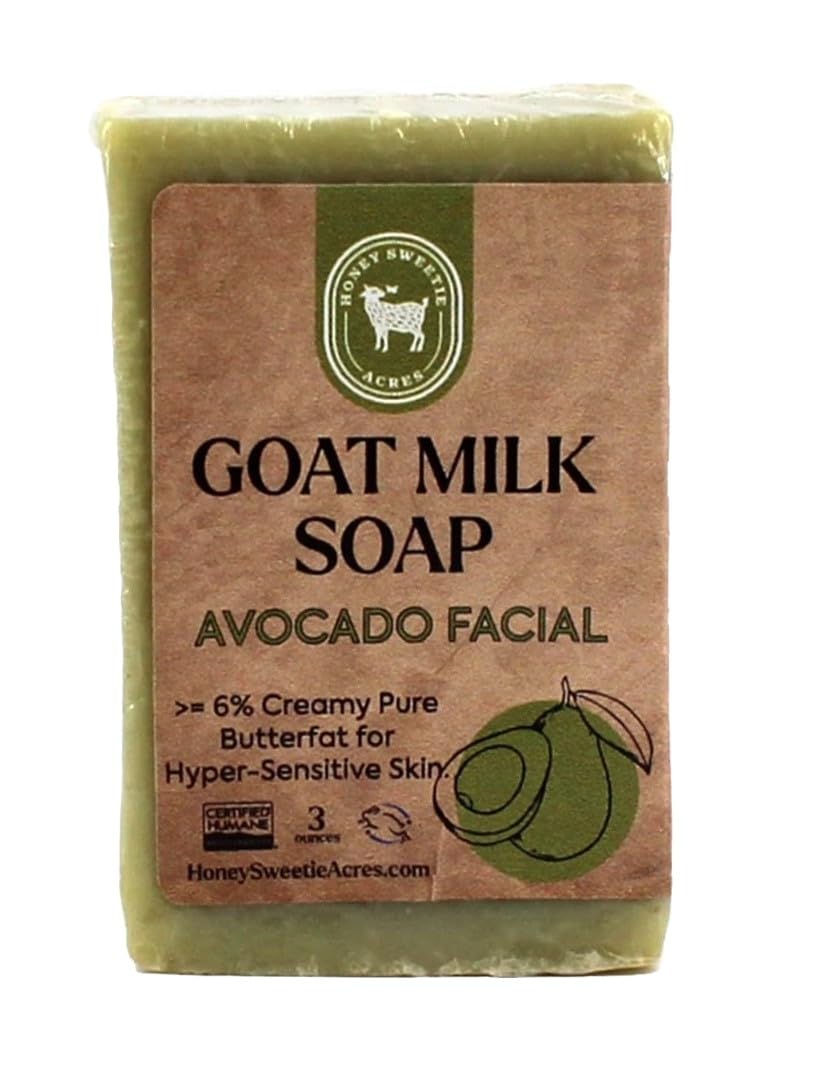 Honey Sweetie Acres front packaging showing natural soap benefits