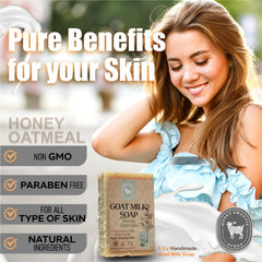 Honey Sweetie Acres bar beside coin showing 5 oz size and travel-friendly benefit