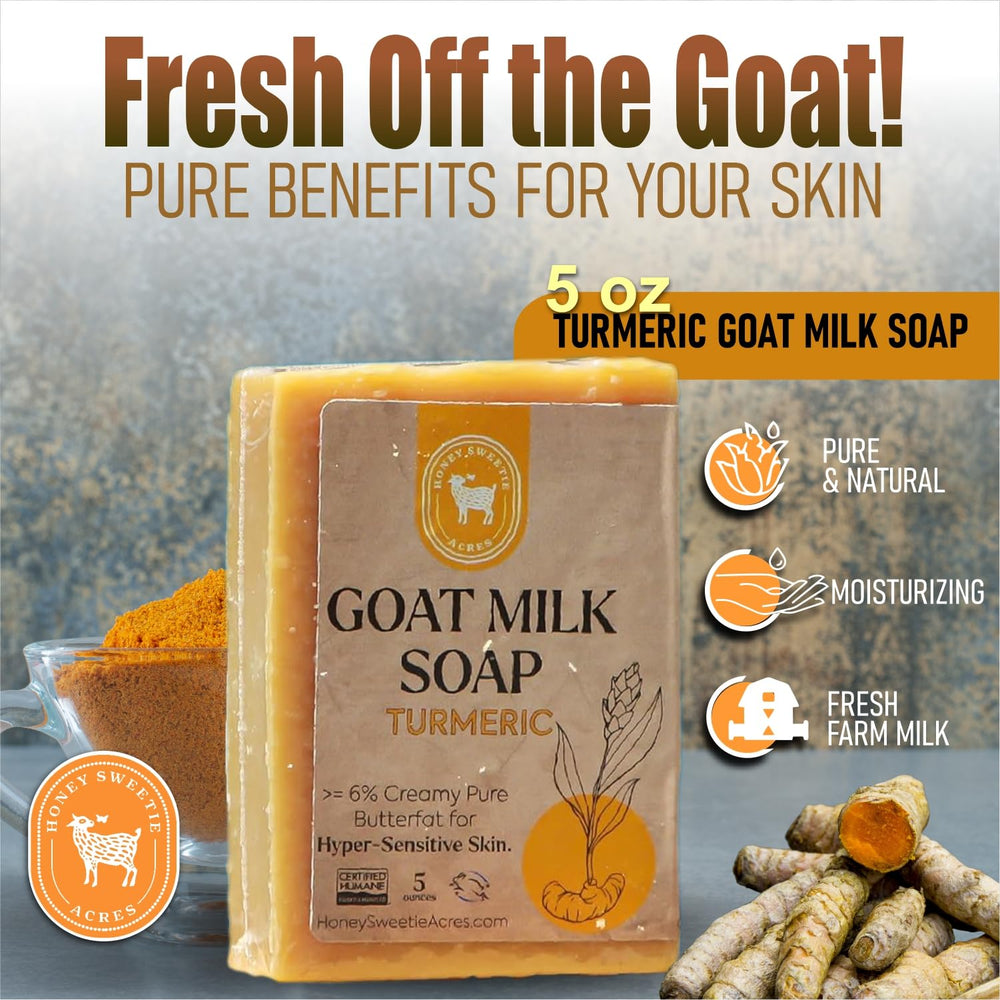 Honey Sweetie Acres close-up of soap texture highlighting creamy goat milk lather benefit