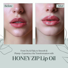 HONEY ZIP placed on bathroom shelf suggesting daily morning and evening routine use