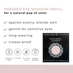 Honeybee Gardens close-up of powder texture for smooth, blendable application