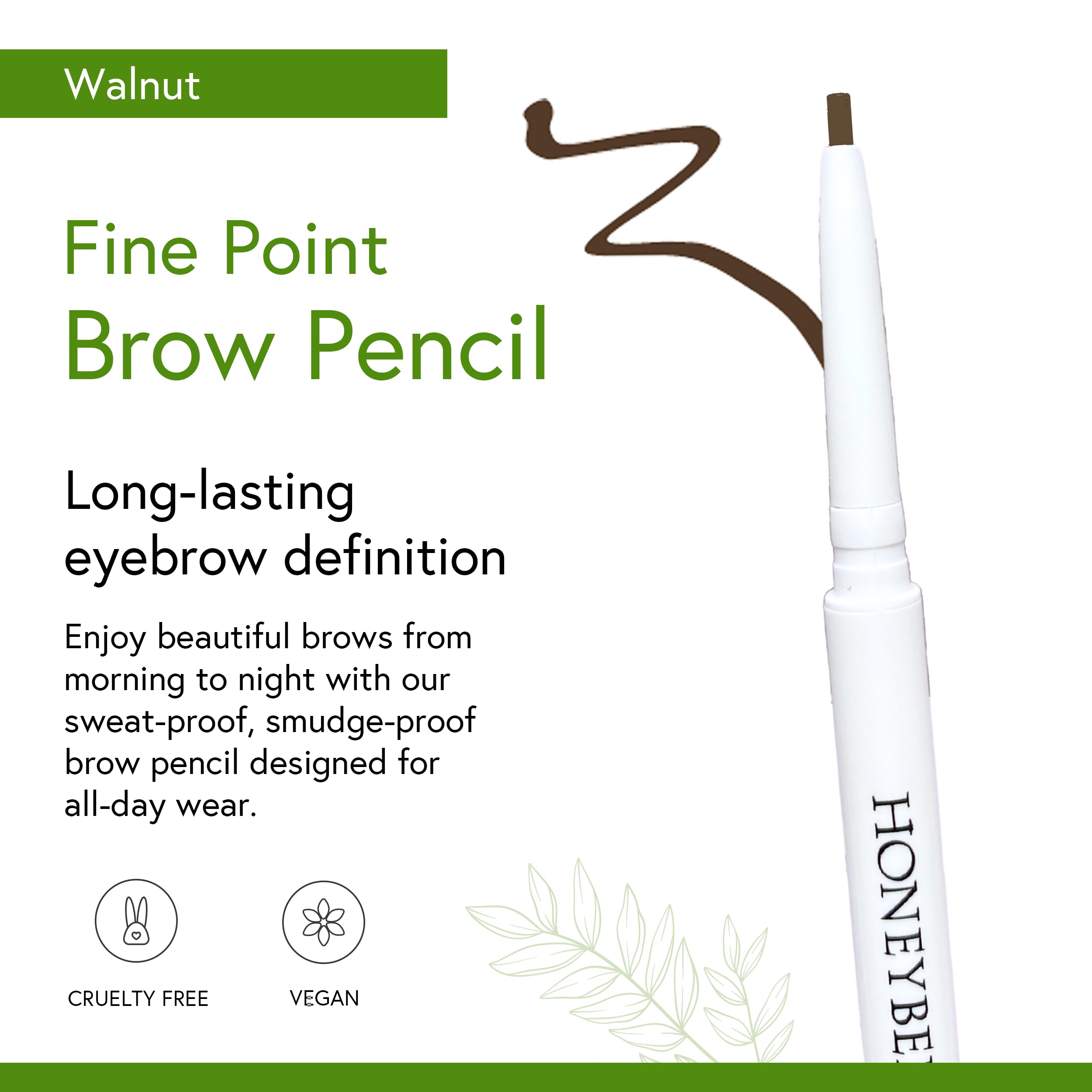 Honeybee Gardens tip close-up revealing 1.7mm fine point for hairlike strokes and precise shaping