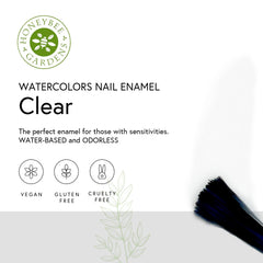 Honeybee Gardens brush and bristles detail for smooth even application