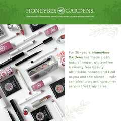 Honeybee Gardens packaging with recyclable cap emphasizing sustainable design