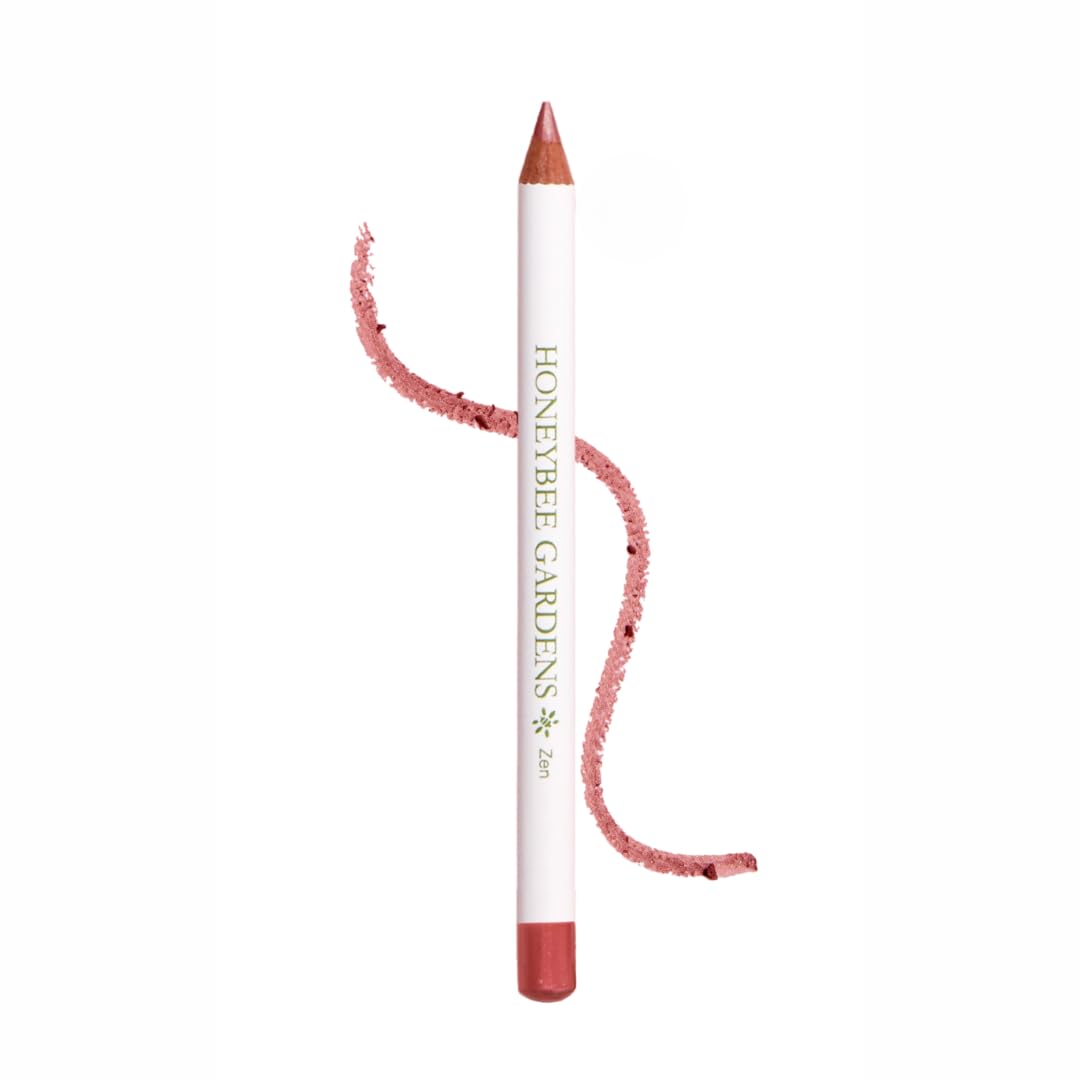 Honeybee Gardens front view of Zen warm pink pencil, clear product benefit