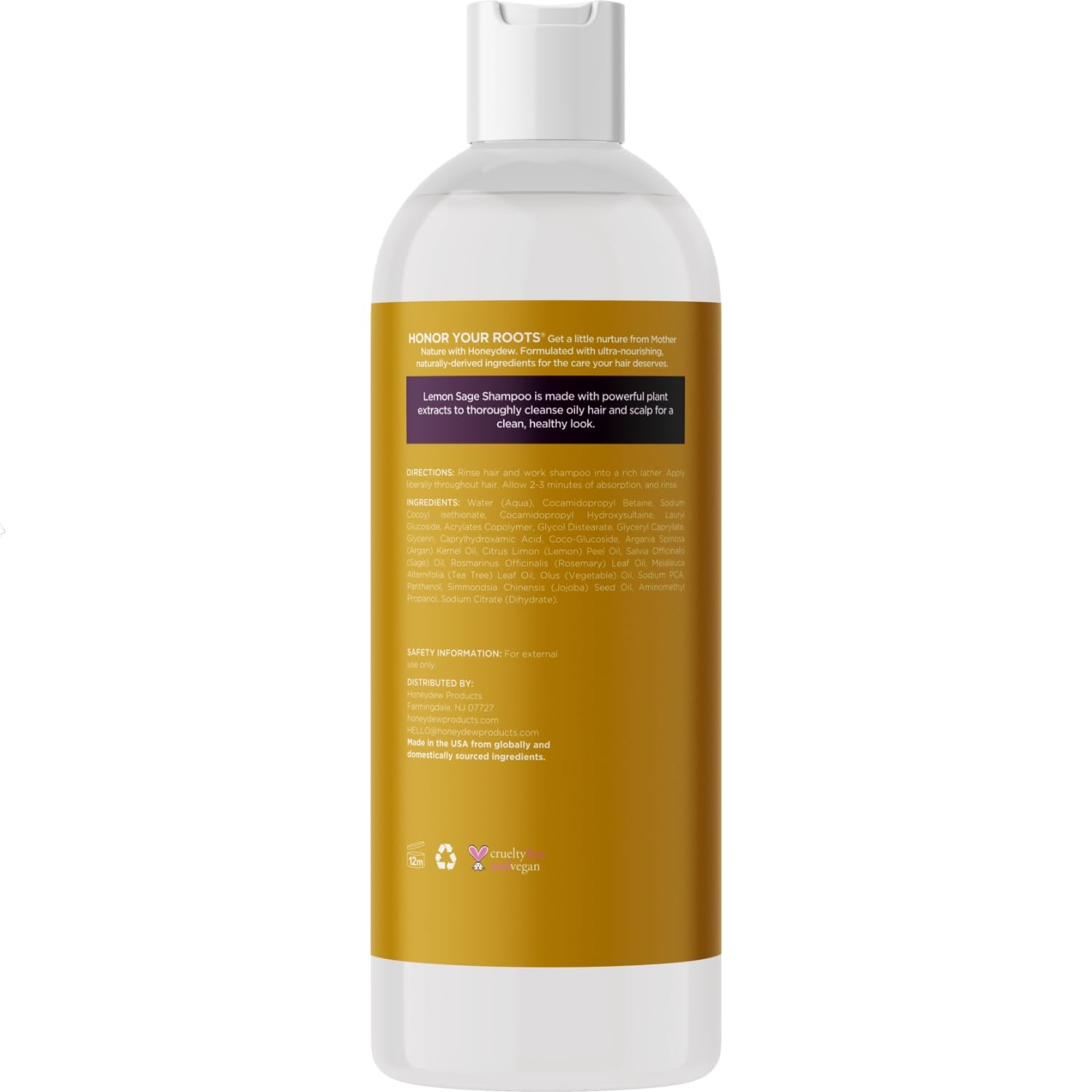 HONEYDEW 12oz bottle in hand showing size and portability benefit