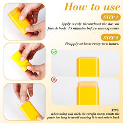 Honeyouth sunscreen stick texture closeup showing smooth nonsticky finish for comfortable wear