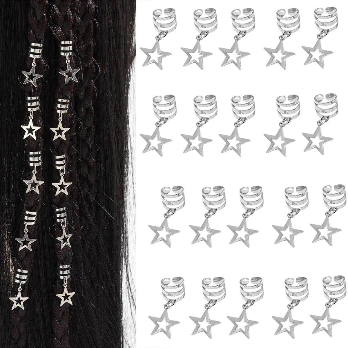 HONGCAUP front packaging showing 20-piece clip set and travel convenience