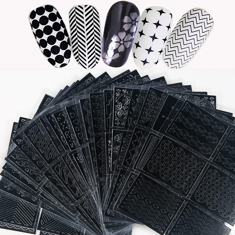 HONGCAUP front packaging showing 144-piece stencil set and variety