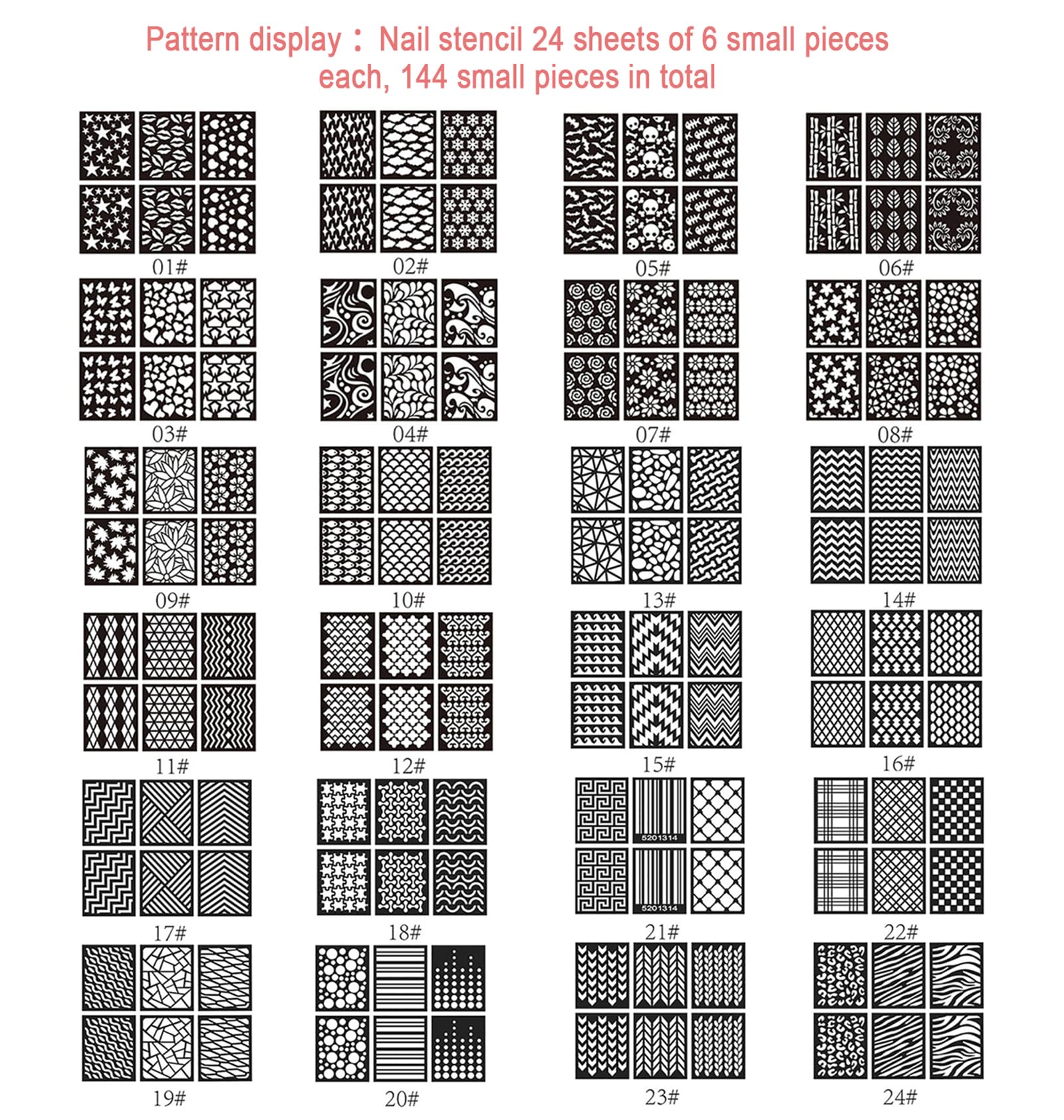 HONGCAUP close-up of sheet patterns showing precise vinyl detail benefit