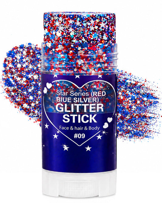 HONLLEY front packaging showing patriotic glitter stick benefit quick-use