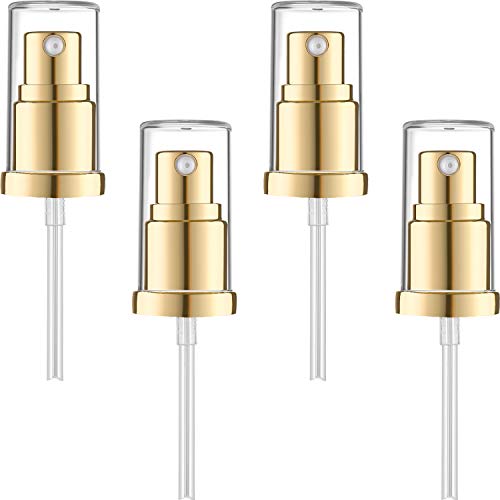 Honoson front view gold foundation pump showing elegant finish and easy dispensing