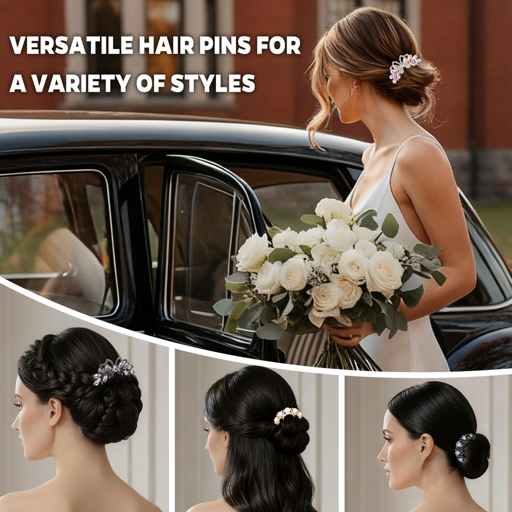 Hoojoot in use side bun style worn by model for secure, salon-quality updo