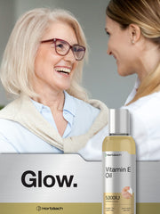 Horbäach oil applied to hair and scalp showing shine and manageability benefit
