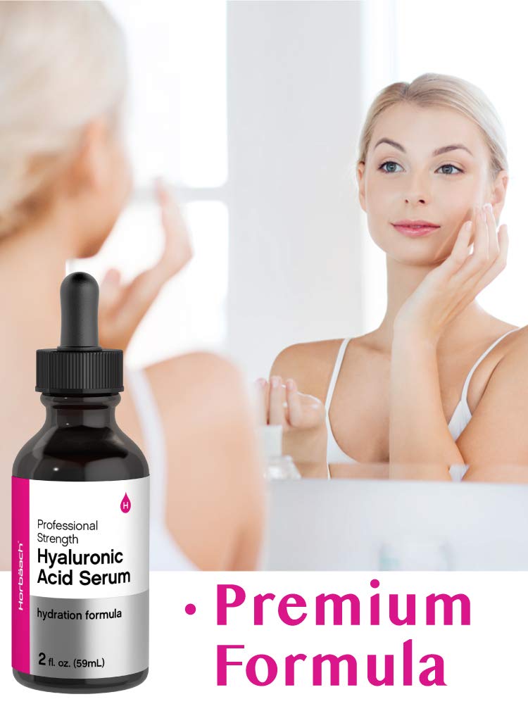 Horbäach serum texture on skin absorbing quickly for visible hydration