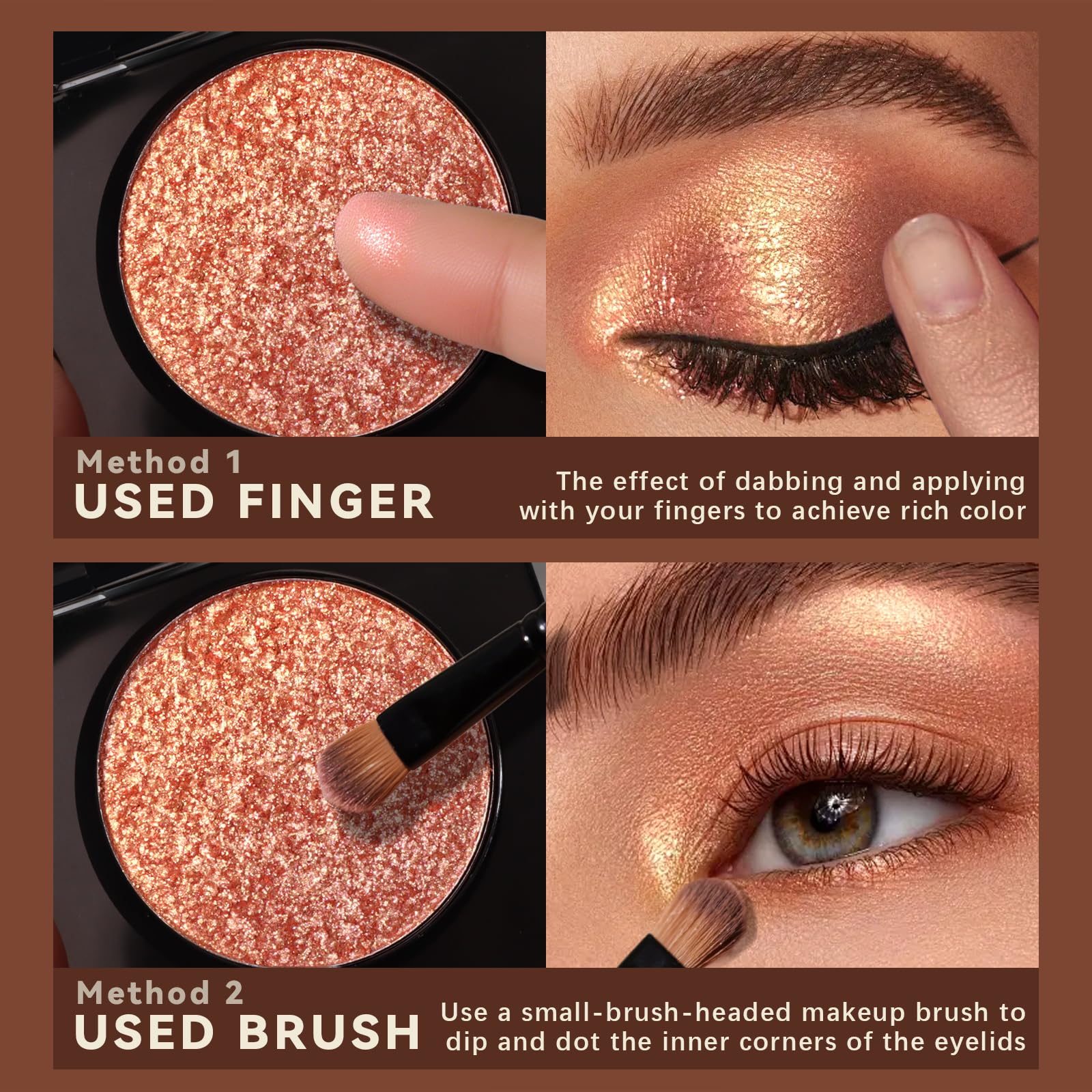 HOSAILY fingertip swatch demonstrating intense payoff and easy application