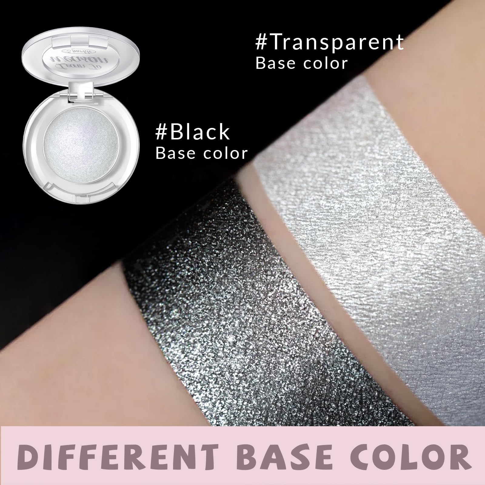 HOSAILY fingertip application demonstrating easy blendability and quick glow