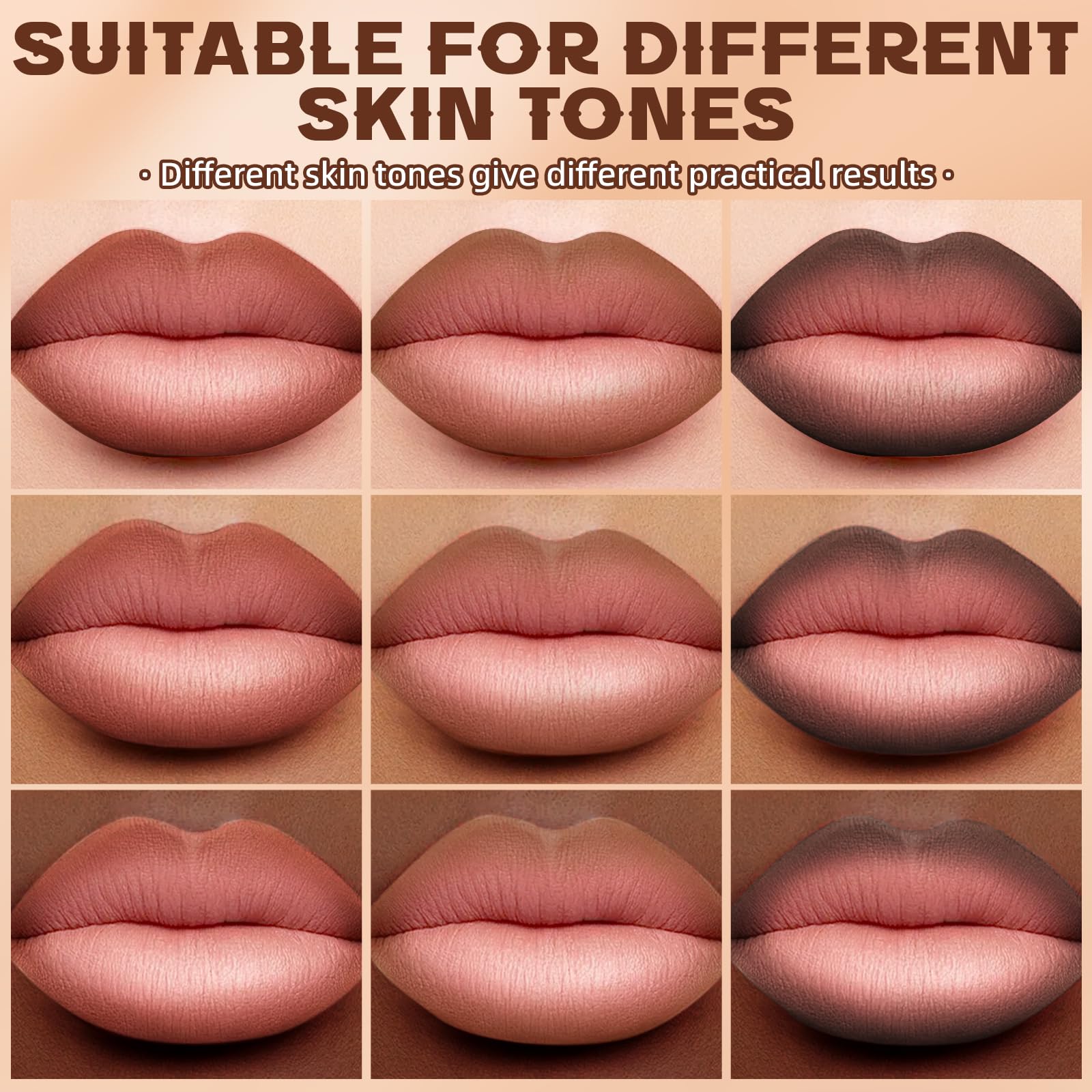 HOSAILY lips with precise liner highlighting defined edge and fuller look