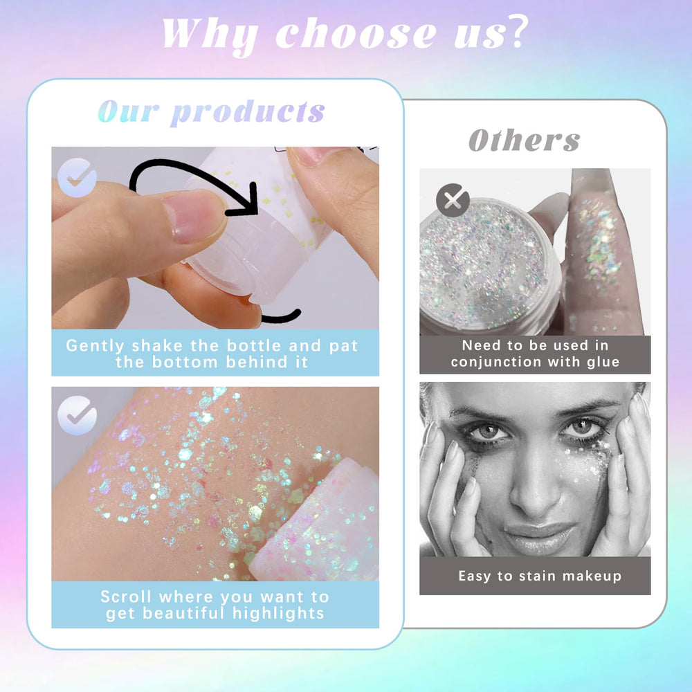 HOSAILY applied on cheekbone for festival look adding luminous highlight