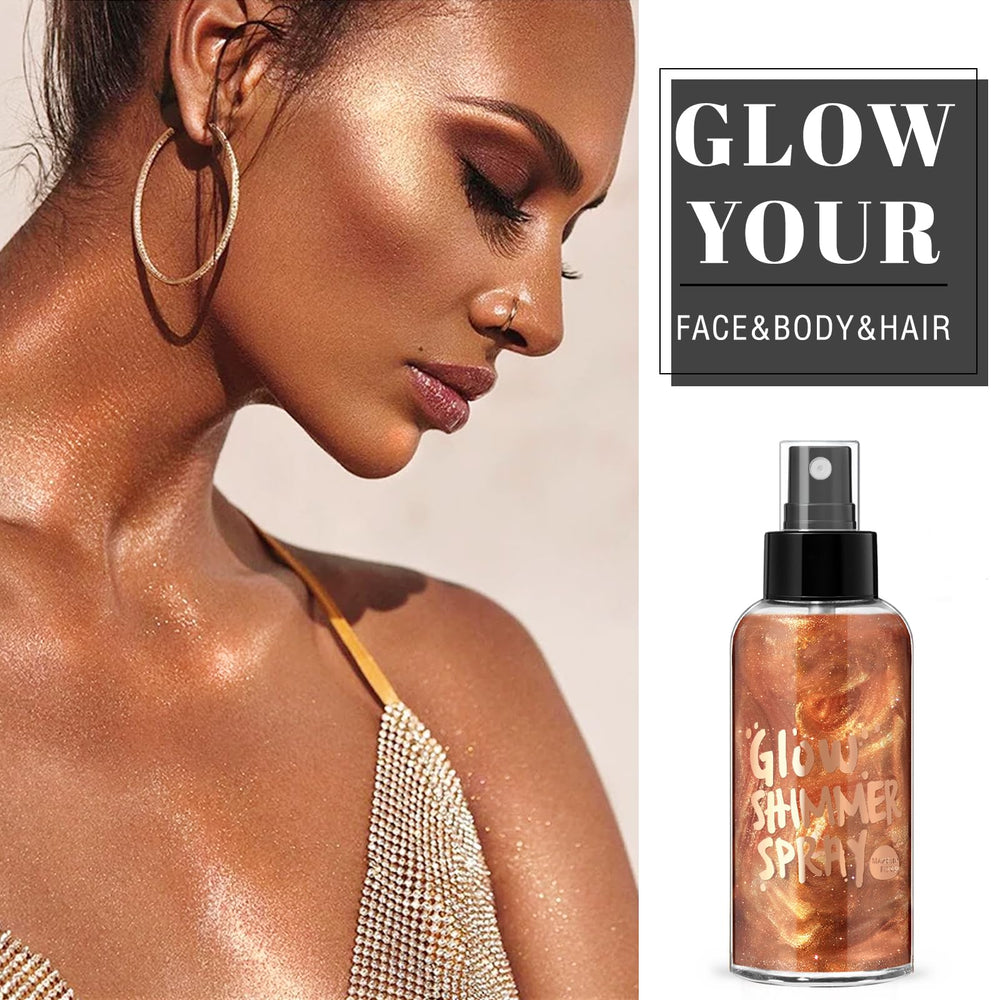 HOSAILY applied to hair adding luminous bronze highlights and shine