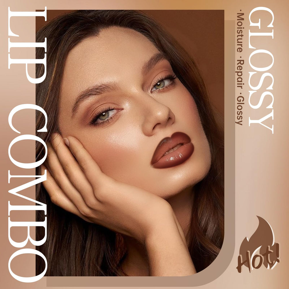 HOSAILY brown lip liner tip close-up for precise shaping and fuller lips