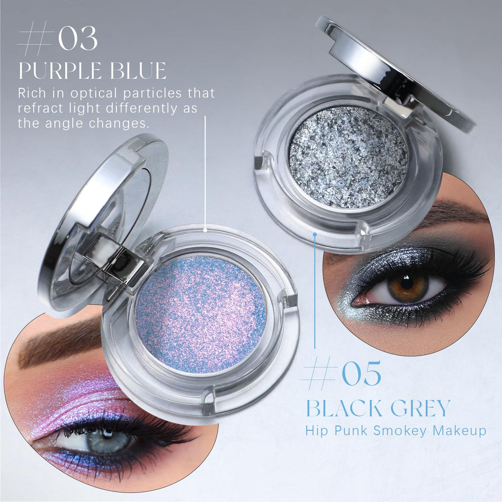HOSAILY close-up texture shot showing fine glitter particles for smooth application