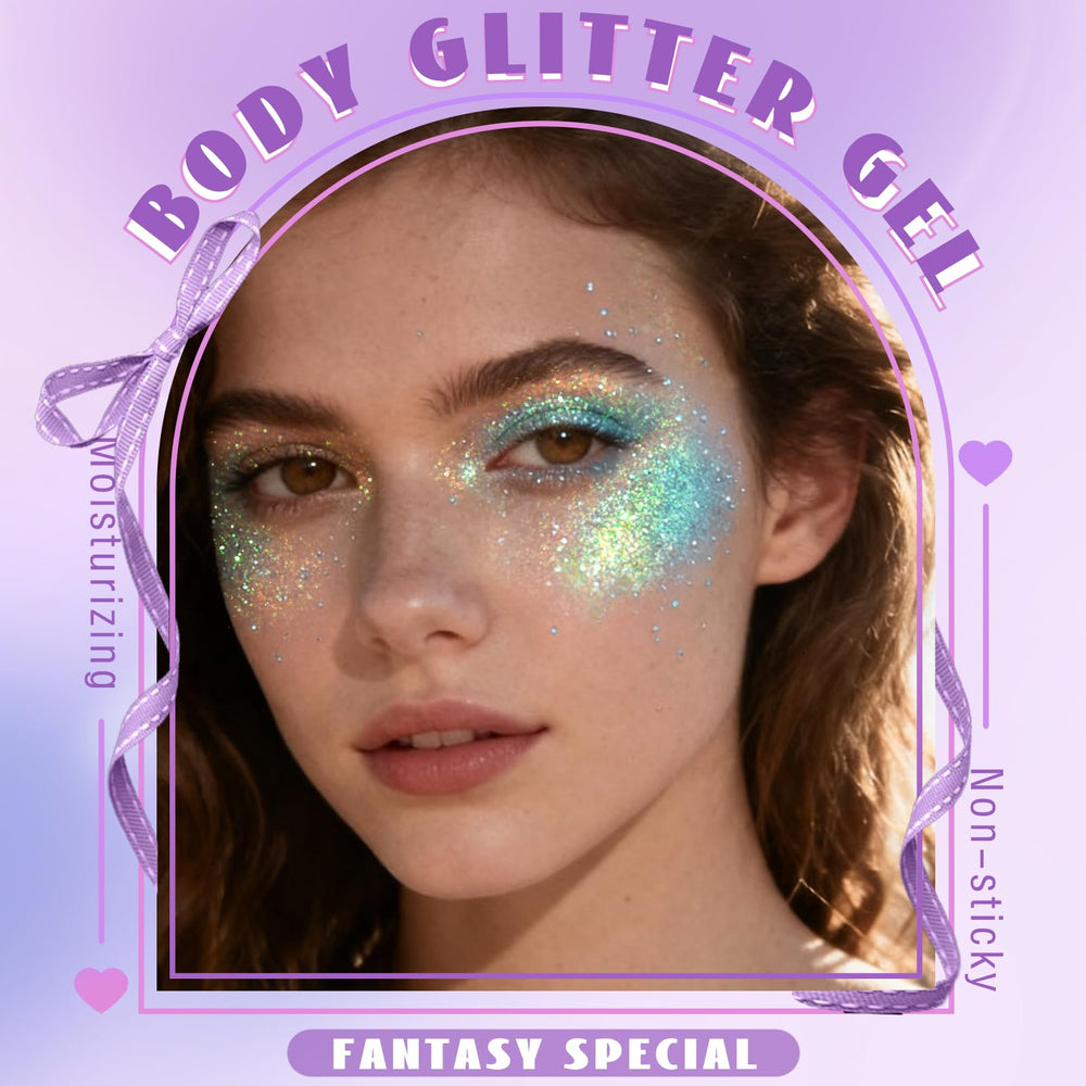 HOSAILY close-up of chunky sequins and holographic texture for multidimensional sparkle